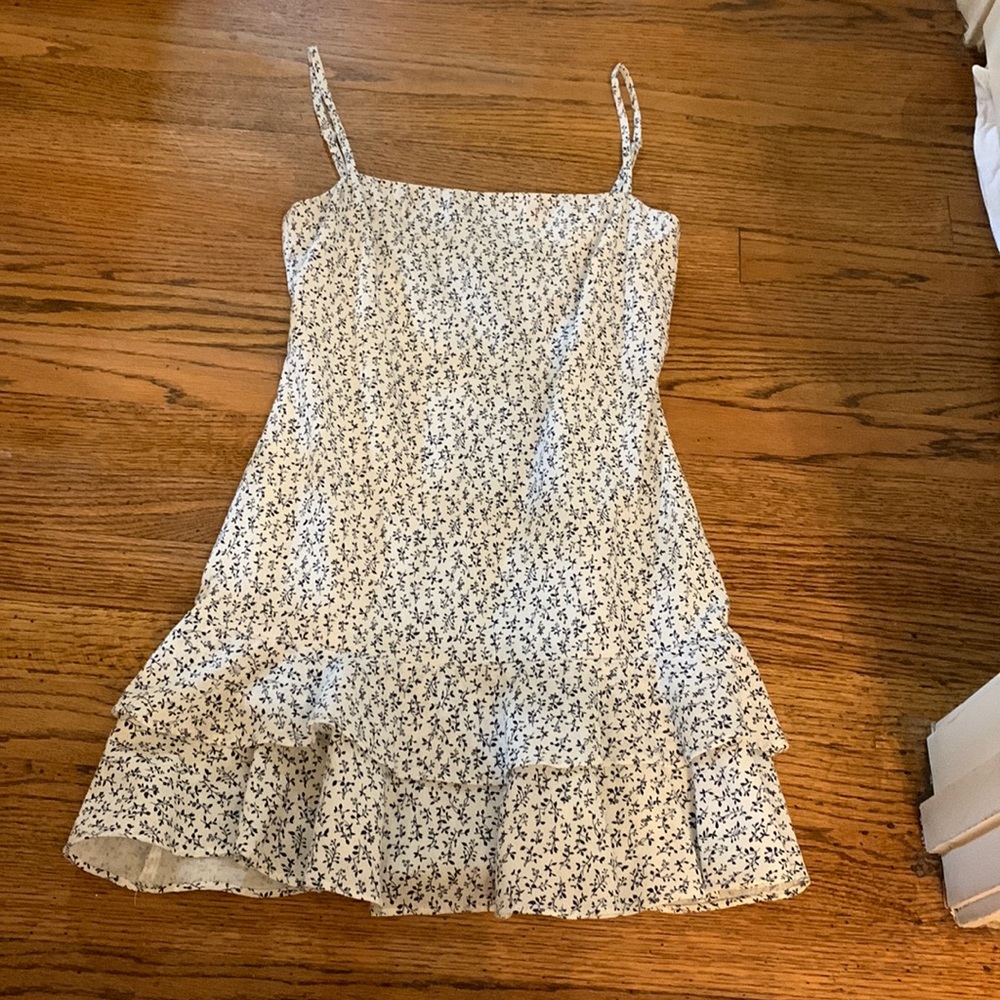 Blue and white princess Polly size 4 dress